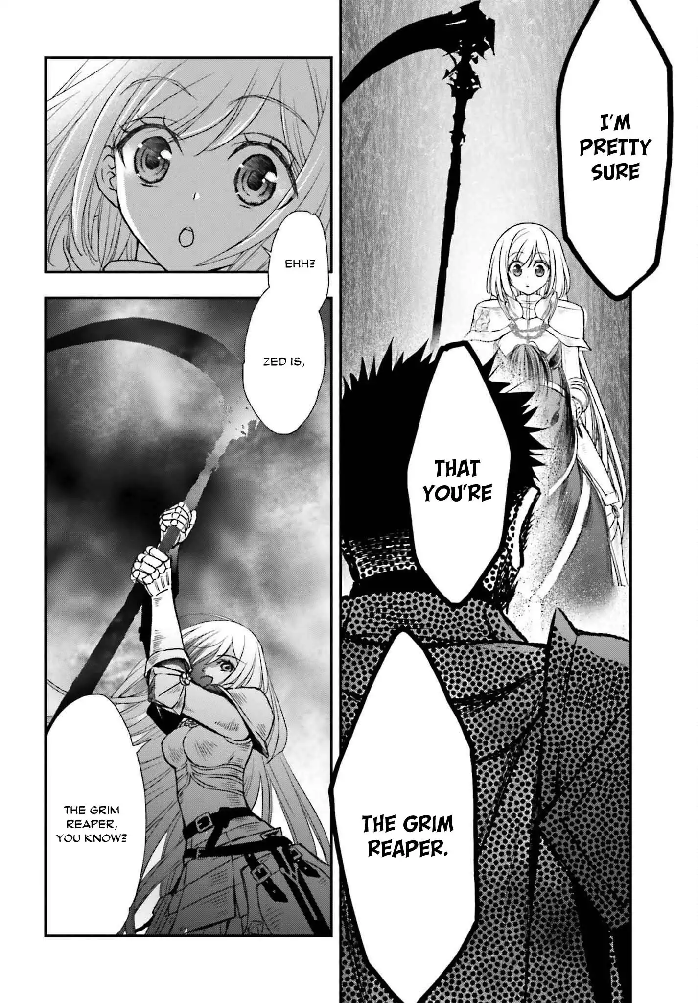 Shinigami ni Sodaterareta Shoujo wa Shikkoku no Tsurugi wo Mune ni Idaku Chapter 30 4